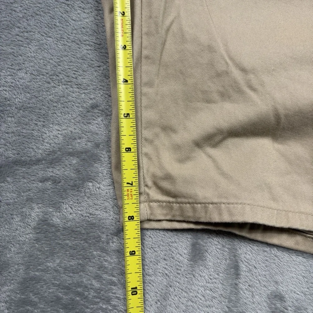 Polo Ralph Lauren Mens 40 Khaki Pleated Classic Golf Shorts Made in USA 90s